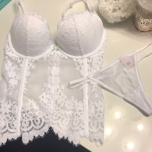 Victoria’s Secret White Bridal Lingerie